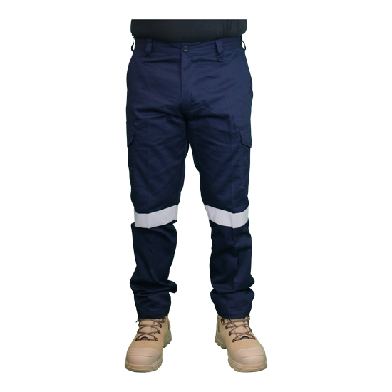 1629T Cotton Drill Pants, Armadura panel, inseam to side seam on the front from waist to below the knee