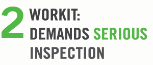 #2 WORKIT: Demands serious inspections - Internationally certified laboratories to work designs.
