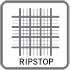 Ripstop Icon: Woven resistant to tearing and ripping
